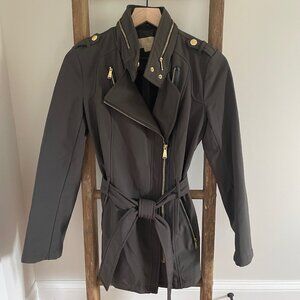 Michael Kors Grey Rain Trench Coat | XS (2)